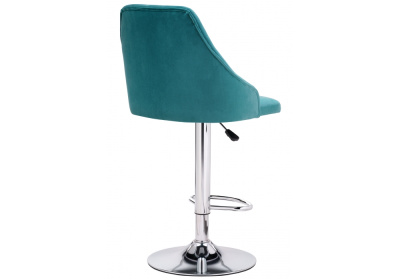 Барный стул Laguna blue velour. Фото №4