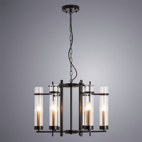 Подвесная люстра Arte Lamp Hugo A1688LM-6BK. Фото №2