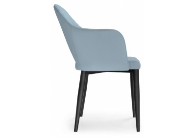 Стул Vener light blue / black. Фото