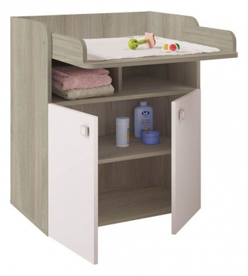 Комод пеленальный Polini kids Simple 1270, древесина белая древесина. Фото №4