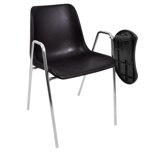 Стул Vicenza-4 высокие ножки с подлокотниками хром + столик TLT. Фото №3