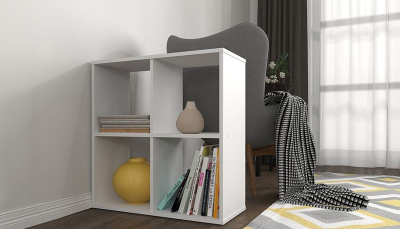 Стеллаж Polini Home Smart, белый. Фото