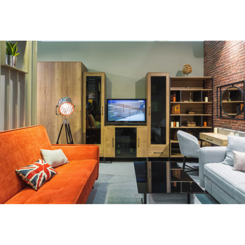 Тумба под оргтехнику Loft Дуб Натур. Фото №10