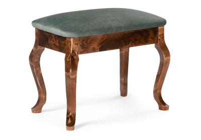 Банкетка Лусте орех / зеленая. Фото №2