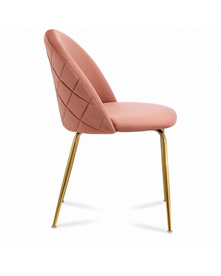 Стул Mystere Gold, розовый. Фото