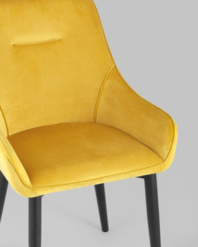 Стул Диана велюр оранжевый. Фото №9