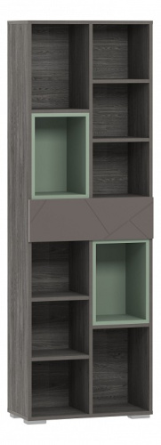 Стеллаж SummitНМ 011.94 , Софт Графит, Мусон/Ясень Анкор темный. Фото №1