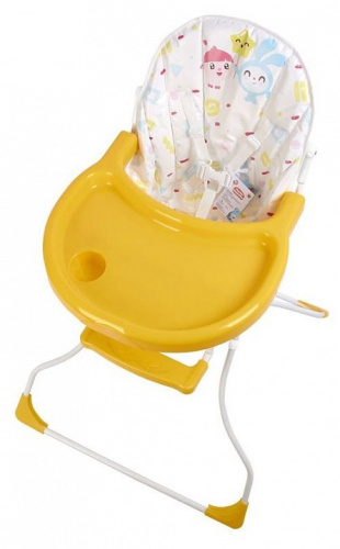 Стул для кормления Polini Kids Малышарики Солнечный день, белый. Фото №6