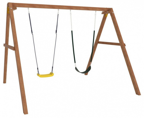 Качели детские Р911-18, коричневый. Фото №1