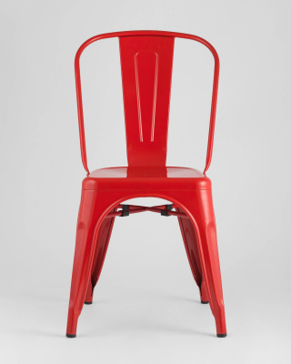 Стул TOLIX красный глянцевый. Фото №4