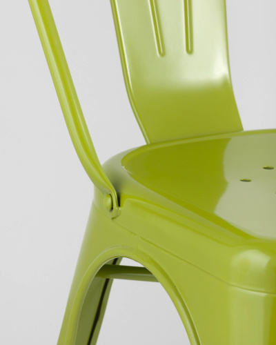 Стул TOLIX салатовый глянцевый. Фото №9