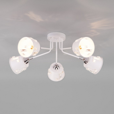 Потолочная люстра Eurosvet Benna 70105/5 белый. Фото