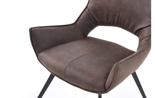 Стул DC1241 коричневый/черный. Фото №11