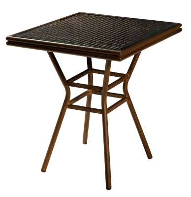 Стол складной чемодан пластиковый Кейт 180 коричневый. Фото №2