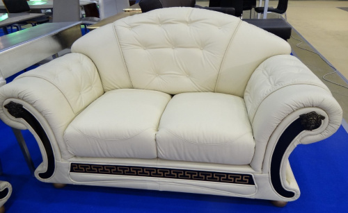 Диван 2-х местный Versace лавсит белый. Фото №11