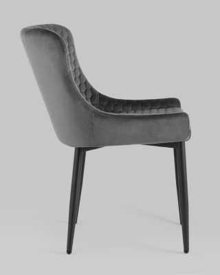 Стул Ститч Хани велюр серый. Фото №4