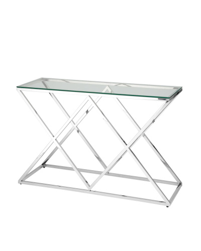 Консоль ИНСИГНИЯ 120*40 серебро. Фото №1