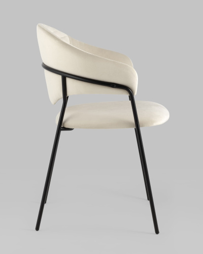 Стул Алексис велюр бежевый. Фото №4