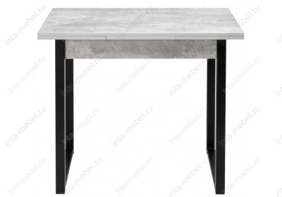 Стол деревянный Форли бетон / черный матовый. Фото №5