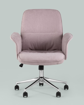 Стул офисный Simona розовый. Фото