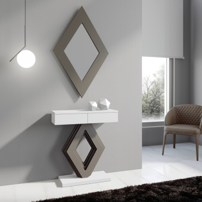 Консоль NORA 676 Blanco/Platino. Фото №2