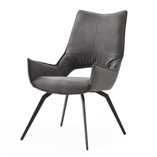 Стул DC1241 серый/черный. Фото №2