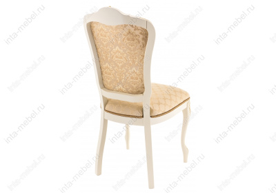 Стул деревянный Руджеро патина золото / бежевый комби. Фото №4