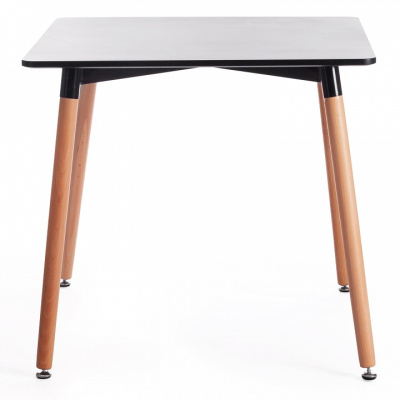 Стол JOHN (mod. T1003) МДФ/дерево, 80 х 80 х 75 см , Black (черный)/ Natural (натуральный) фото Стол JOHN (mod. T1003) МДФ/дерево, 80 х 80 х 75 см , Black (черный)/ Natural (натуральный). Фото