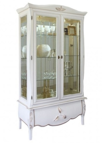 Шкаф с витриной Трио ММ-279-02. Фото №1