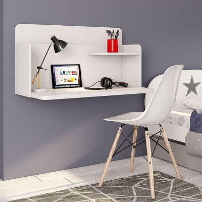 Стол навесной Polini Kids Mirum, белый фото Стол навесной Polini Kids Mirum, белый. Фото №3