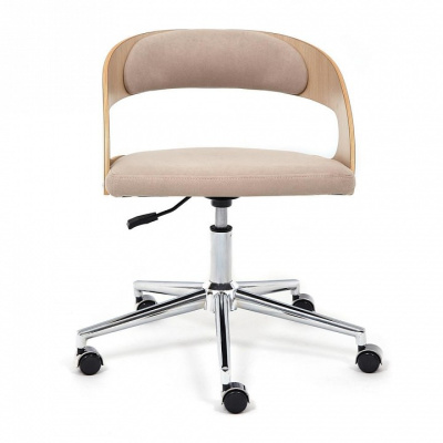 Кресло JAZZ дуб, флок , бежевый, 7. Фото