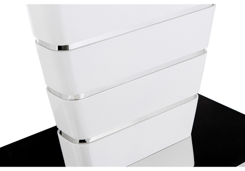 Стол стеклянный Space 140 белый. Фото №6