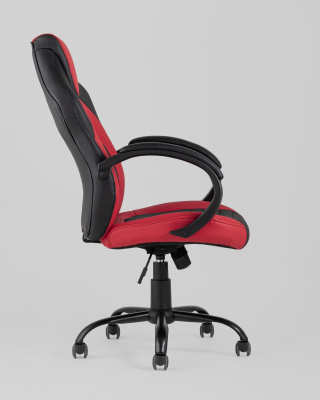 Кресло игровое TopChairs Racer Midi черно-красное. Фото №4