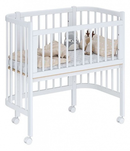 Кроватка Polini kids Simple 105, белый. Фото №1