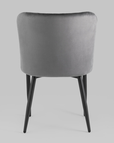 Стул Ститч Хани велюр серый. Фото №6