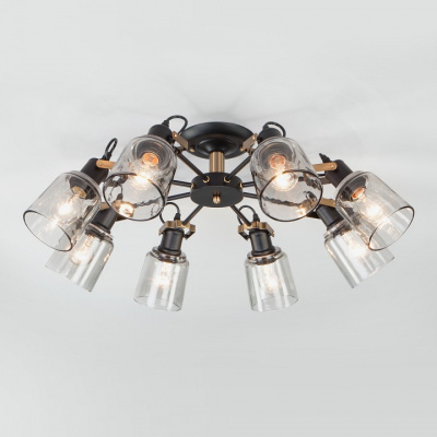 Потолочная люстра Eurosvet Astor 70111/8 черный. Фото