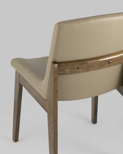 Стул LOKI экокожа бежевый 2 шт.. Фото №8