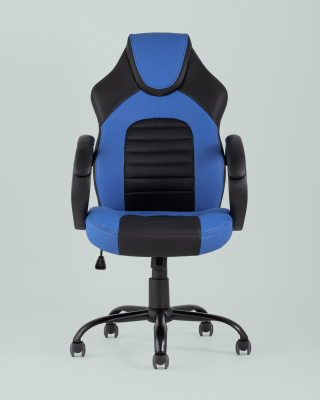 Кресло игровое TopChairs Racer Midi черно-синее фото Кресло игровое TopChairs Racer Midi черно-синее. Фото №5
