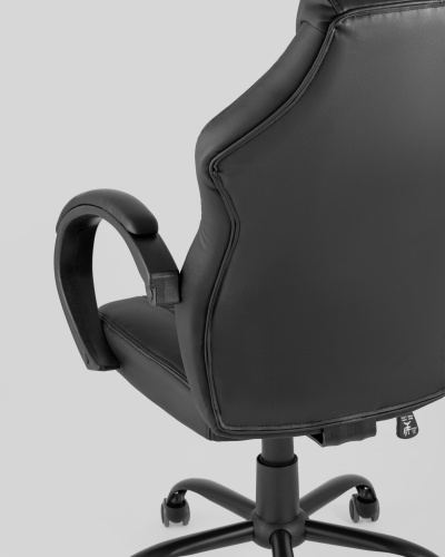 Кресло игровое TopChairs Racer Midi черное. Фото №8