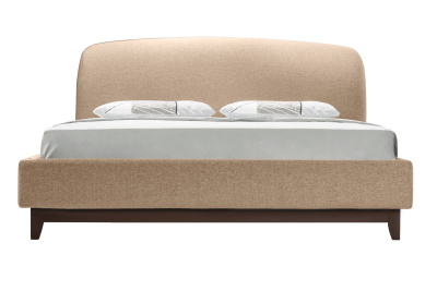 Кровать с ортопедическим основанием 1.6 Сканди Лайт Бежевый. Фото