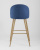 Стул барный Лион синий шенилл. Фото №7