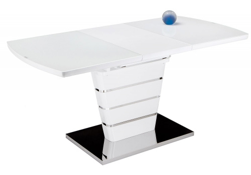 Стол стеклянный Space 140 белый. Фото №2