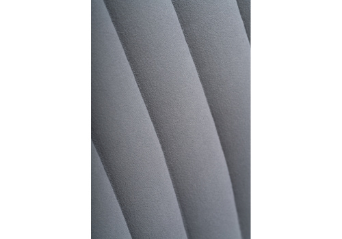 Барный стул Седа велюр светло-серый / черный. Фото №2